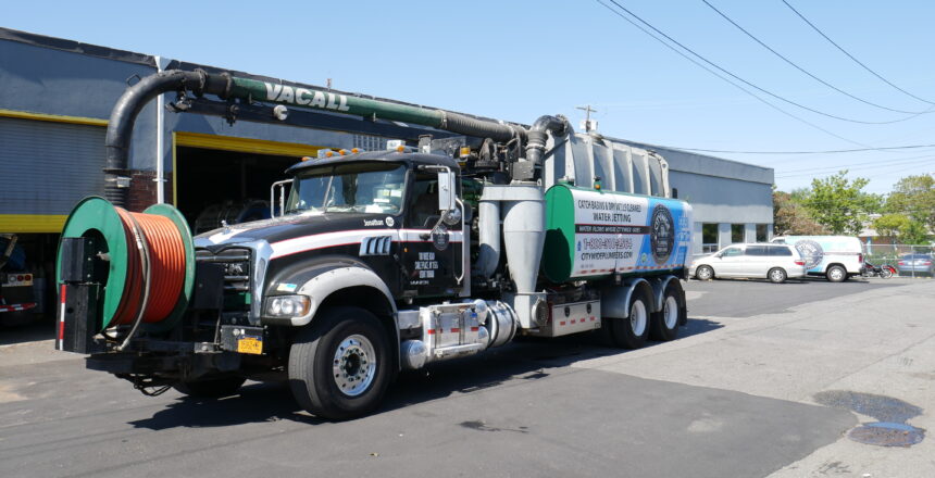 Vactor Truck Dry Well Cleaning Long Island