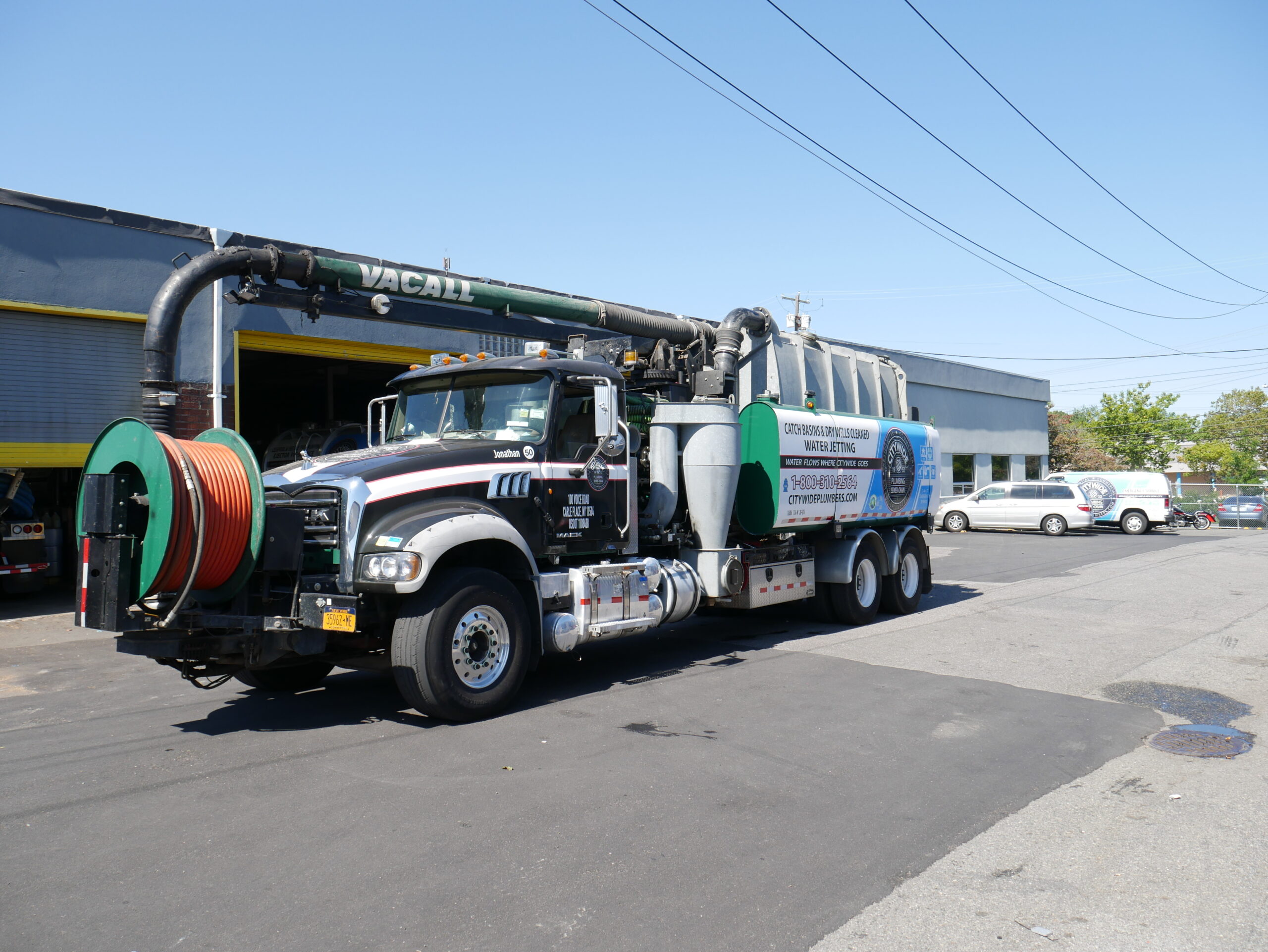 Vactor Truck Dry Well Cleaning Long Island